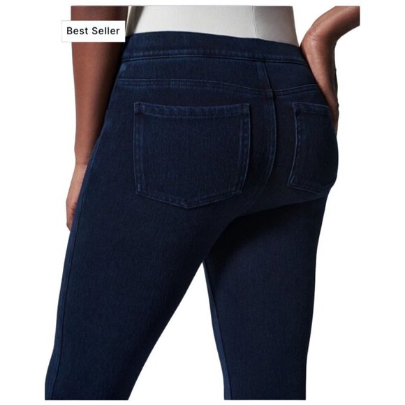 Spanx Jean-ish Ankle High Waisted Size XL Jeans Pull On Leggings - Picture 4 of 12